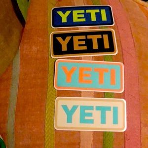 YETI 4 Multi~Color Stickers